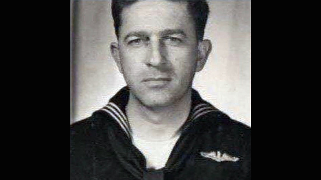 Portrait of Chief Warrant Officer Allen Ashdown Sr. in U.S. Navy uniform during his military service in the Cold War era.