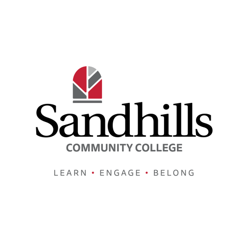 Sandhills Community College logo with the tagline 