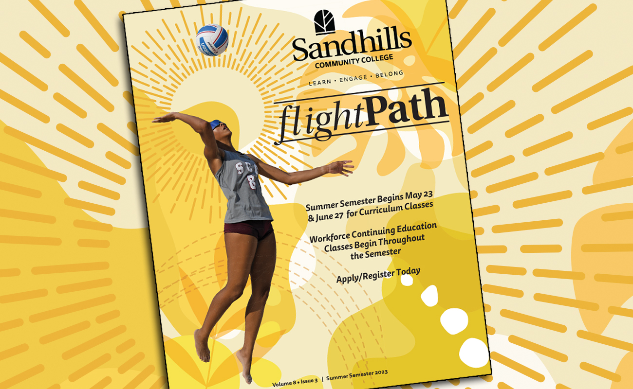 flightPath Summer 2023 Cover - The summer semester begins May 23 & June 27 for Curriculum Classes. Workforce Continuing Education classes begin throughout the semester. Apply/Register today.