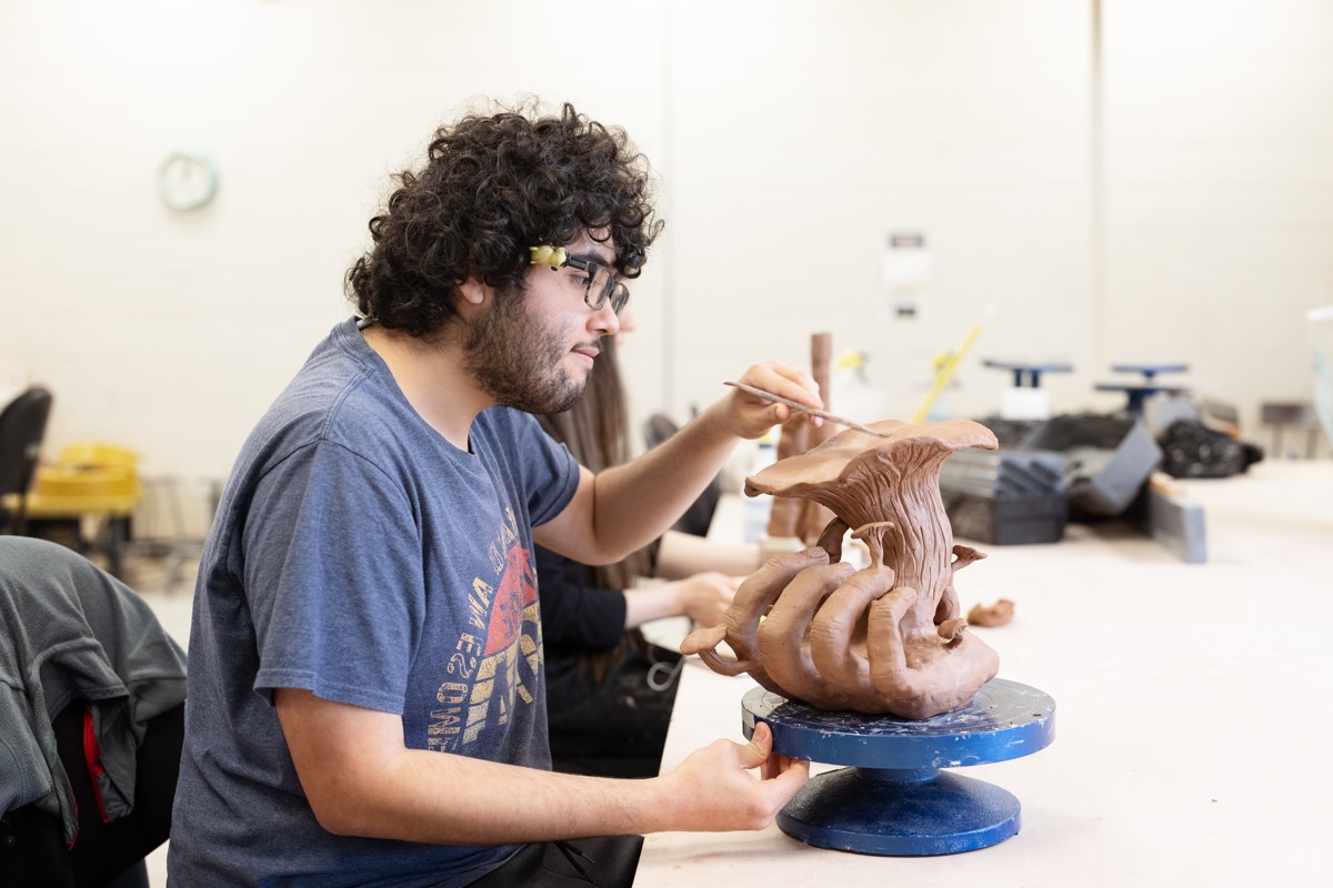 Student Sculpting