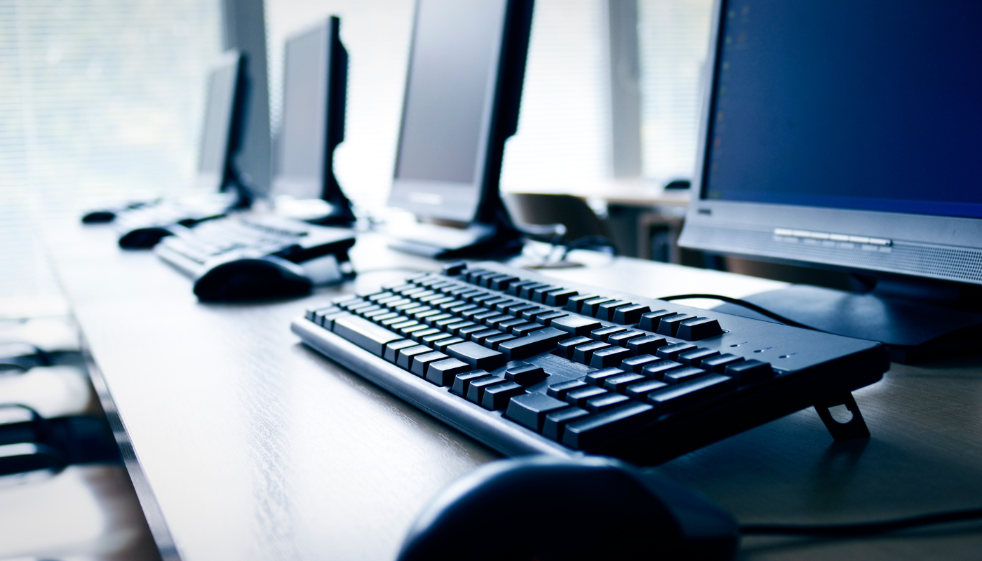 Four Computers in a Lab