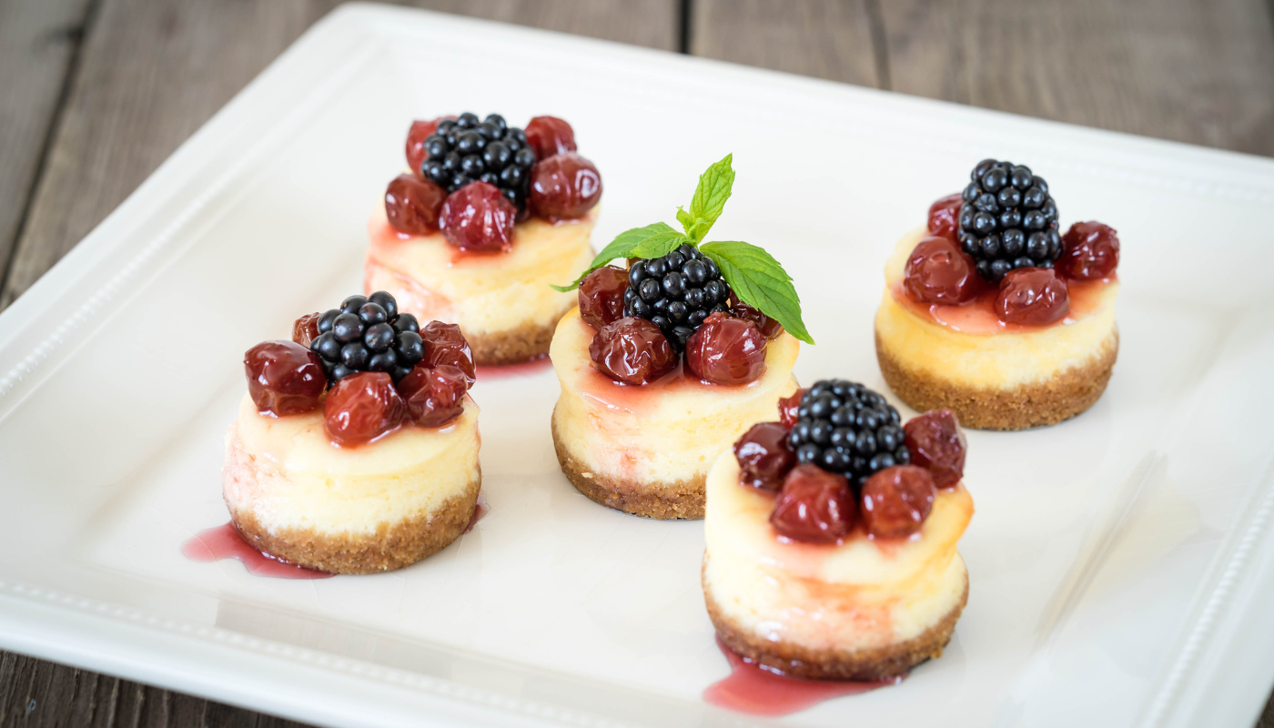 Mini Berry Cheesecakes