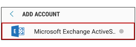 Add Microsoft Exchange